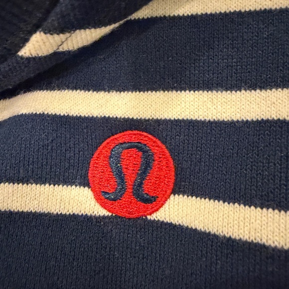 Cotton French terry crewneck pullover lululemon striped - Picture 5 of 5